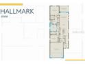 Detailed floorplan illustrating layout of the home's rooms and features at 5018 Coastal Oak Ct, Lakewood Ranch, FL 34211