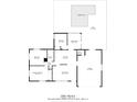 Detailed floor plan of the home, showcasing the layout and dimensions of each room at 1464 S Evergreen Ave, Clearwater, FL 33756