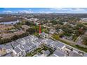 Aerial view of the community, highlighting the property's location near downtown at 1110 25Th N St, St Petersburg, FL 33713
