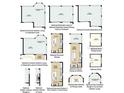 Selection of optional floor plans for outdoor lanais and kitchens at 29912 Rusco Ct, Wesley Chapel, FL 33545