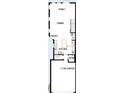 First floor floorplan featuring kitchen, dining and Gathering rooms, and a two car garage at 3021 W Ballast Pt # 2, Tampa, FL 33611