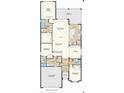 Detailed floor plan showcasing the layout of the home, including bedrooms, bathrooms, and living areas at 3583 Santa Caterina Blvd, Bradenton, FL 34211