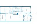 Detailed floor plan showcasing the layout of the home including bedrooms, bathrooms, and living areas at 860 Glen More Ct # B, Palm Harbor, FL 34684