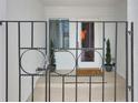 Metal decorative security gate in front of entrance to home at 2985 W Knights Ave # 2985, Tampa, FL 33611