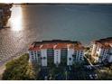 Scenic aerial view of the condo buildings on the bay offering gorgeous waterfront vistas at 4830 Osprey S Dr # 305, St Petersburg, FL 33711