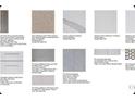 Selection of flooring, countertops, tile, and cabinet styles for a new home build at 11326 Viani Ter, Palmetto, FL 34221