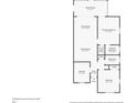 Detailed floor plan showing layout of bedrooms, bathrooms, living spaces and kitchen at 4215 Regal Pl, New Port Richey, FL 34652