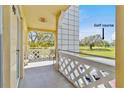 Relaxing balcony view overlooking a golf course and lush greenery at 2404 Florentine Way # 40, Clearwater, FL 33763