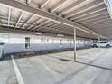 View of the parking structure with assigned parking and covered spaces at 4500 37Th S St # 8, St Petersburg, FL 33711