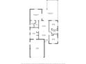Detailed floor plan showcasing the layout of the home, including bedrooms, living spaces, kitchen, and bathrooms at 80 Squire Ct, Dunedin, FL 34698