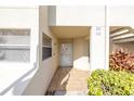 Inviting entryway with tile flooring, and a decorative plant, enhancing the curb appeal at 6181 Bahia Del Mar Blvd # 112, St Petersburg, FL 33715