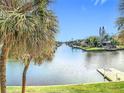 Scenic waterfront view of canal and docks from the property at 6317 Newtown Cir # 17B2, Tampa, FL 33615