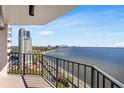Expansive balcony view showcasing the city skyline and beautiful bay waters at 3301 Bayshore Blvd # 2007B, Tampa, FL 33629