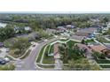 Aerial view of a residential area, showcasing the community layout and nearby amenities at 1610 Bondurant Way, Brandon, FL 33511