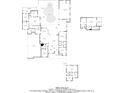 Detailed floor plan showcasing the layout of a spacious residence with a pool and multiple living areas at 4411 Culbreath Rd, Valrico, FL 33596