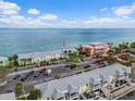 Stunning aerial view of the condo community, and the Gulf of Mexico at 4966 Coquina Key Se Dr # 4966, St Petersburg, FL 33705