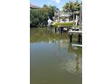 A waterfront home includes a private dock with a boat lift at 2107 S West Shore Blvd, Tampa, FL 33629