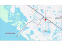 Map showing driving route and proximity to Old Tampa Bay and surrounding neighborhoods at 6311 Newtown Cir # 11B2, Tampa, FL 33615