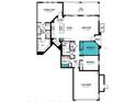 Detailed floor plan showcasing layout with a primary suite, kitchen, great room, and garage at 12785 Jade Empress Loop # 102, Venice, FL 34293