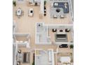 Detailed floor plan showcasing the layout of the home, including bedrooms, kitchen, and living spaces at 1972 Sourwood Blvd, Dunedin, FL 34698