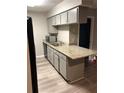 Updated kitchen with granite countertops, stainless sink, microwave and modern cabinets at 224 Red Maple Pl # 224, Brandon, FL 33510