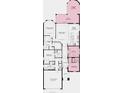 Layout showcasing primary suite, bedrooms, bathrooms, kitchen, dining, great room, lanai, outdoor living, and garage at 29863 Imperati Blvd, Wesley Chapel, FL 33543