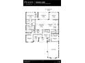 Floor plan design 3368F shows large living areas, primary suite, three-car garage and lanai at 5837 Creek Ridge Rd, Brooksville, FL 34601