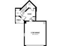 Detailed floorplan showing the foyer, porch and a two car garage at 12785 Jade Empress Loop # 202, Venice, FL 34293