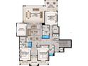 Second-floor floor plan featuring bedrooms, bathrooms, a studio, a rec room, and a second-floor lanai at 1 Avonwood, Tampa, FL 33625