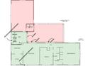 Detailed floor plan showcasing layout, room sizes, and a screened porch at 11601 86Th Ave, Seminole, FL 33772