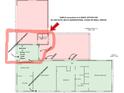 Floor plan highlighting a potential in-law suite with a private entrance and screened porch at 11601 86Th Ave, Seminole, FL 33772