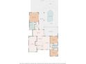 Detailed floor plan showcasing the layout and dimensions of the home's rooms at 9016 Bay Ne St, St Petersburg, FL 33702