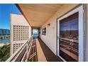 Condo hallway featuring unit number and access to the marina view at 3010 59Th S St # 314, Gulfport, FL 33707