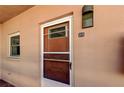 A condo front door with the unit number 315 at 5521 80Th N St # 315, St Petersburg, FL 33709