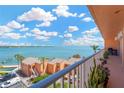 Stunning water views from this large balcony with a grill and lots of space for seating at 7432 Sunshine Skyway S Ln # 602, St Petersburg, FL 33711