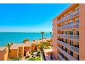 Beautiful view of beachfront condos with private balconies overlooking the ocean at 7432 Sunshine Skyway S Ln # 602, St Petersburg, FL 33711