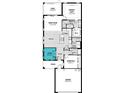 Layout showing a spacious great room, kitchen, study, lanai, and owner's suite at 20405 Symphony Pl, Venice, FL 34293