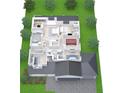 Second floor layout showcasing 3 bedrooms, 2 bathrooms, a recreational area with pool table, and a study at 3904 W Vasconia St, Tampa, FL 33629