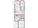 Floor plan showcasing the layout of a spacious single-Gathering home at 29513 Velletri Ln, Wesley Chapel, FL 33543