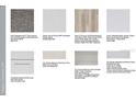 Sample board of flooring, countertop and backsplash tile at 29513 Velletri Ln, Wesley Chapel, FL 33543