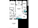 Detailed floor plan showcasing the layout of this 2-car garage home at 17420 Moonflower Dr # 103, Venice, FL 34293