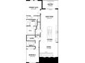 Layout of the primary suite, bathroom, living room, kitchen, dining, and bedroom at 17420 Moonflower Dr # 202, Venice, FL 34293