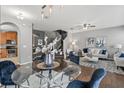 Inviting space showcasing a dining area, living area, modern decor, and hardwood floors at 555 52Nd N Ave, St Petersburg, FL 33703