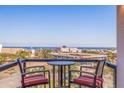 Enjoy panoramic waterfront views from this spacious balcony with comfortable seating at 199 Dali Blvd # 704, St Petersburg, FL 33701