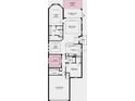 Detailed floor plan showcasing the layout of the home, including room dimensions and features at 29548 Zupetta Ln, Wesley Chapel, FL 33543