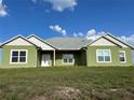 Exterior shot of a single-Gathering home with a well-maintained lawn and a welcoming front entrance at 7735 Wauchula Rd, Myakka City, FL 34251