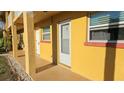 A view of the building's exterior shows unit #3 on the ground floor at 1301 S Hercules Ave # 3, Clearwater, FL 33764
