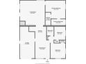 Detailed floorplan showcasing the layout of the entire house, including room dimensions and closet spaces at 777 62Nd N Ave, St Petersburg, FL 33702