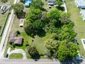 Expansive property showcasing a single-story home, lush greenery, and mature trees in the landscape at 1501 W Trapnell Rd, Plant City, FL 33566