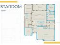 Detailed floorplan highlighting the layout of this home, including Owner's Suite, Kitchen and Covered Lanai at 1895 Ridgemore St, North Port, FL 34289